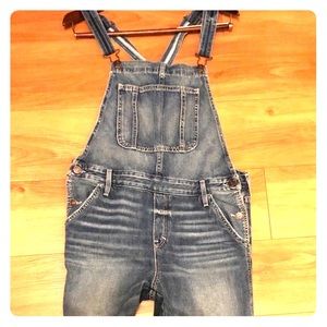 Abercrombie and Fitch Denim Overalls